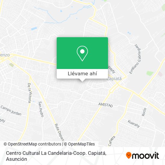 Mapa de Centro Cultural La Candelaria-Coop. Capiatá