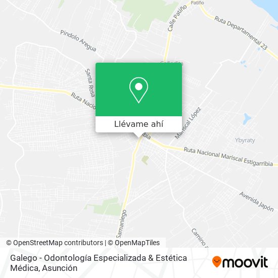 Mapa de Galego - Odontología Especializada & Estética Médica