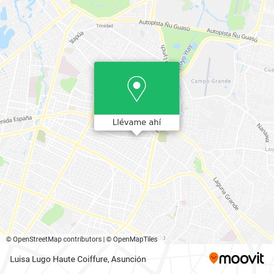 Mapa de Luisa Lugo Haute Coiffure