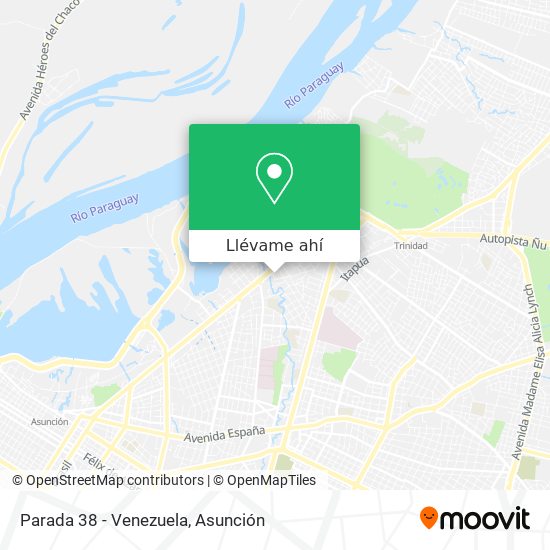 Mapa de Parada 38 - Venezuela