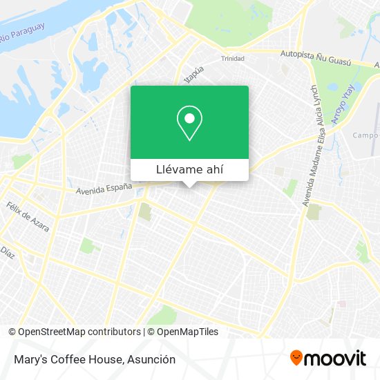 Mapa de Mary's Coffee House