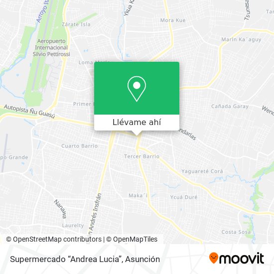 Mapa de Supermercado “Andrea Lucia”