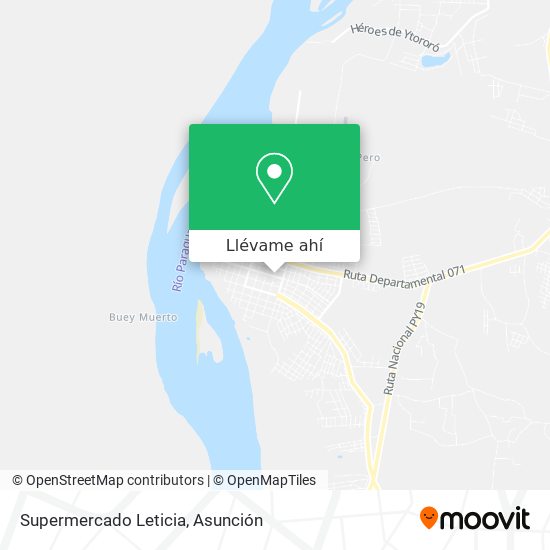 Mapa de Supermercado Leticia