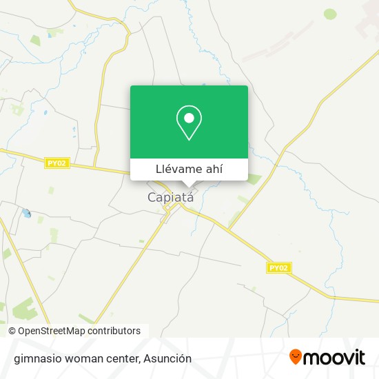 Mapa de gimnasio woman center