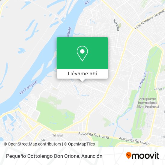 Mapa de Pequeño Cottolengo Don Orione