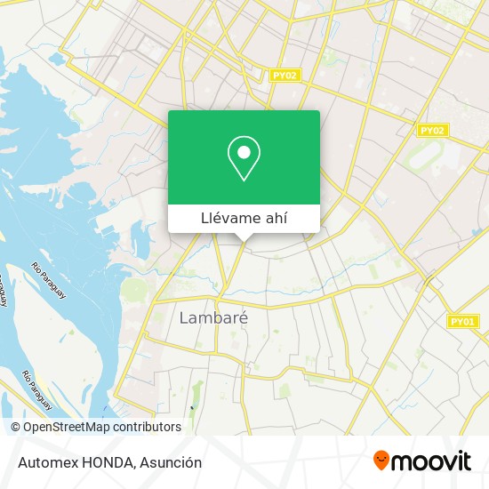 Mapa de Automex HONDA