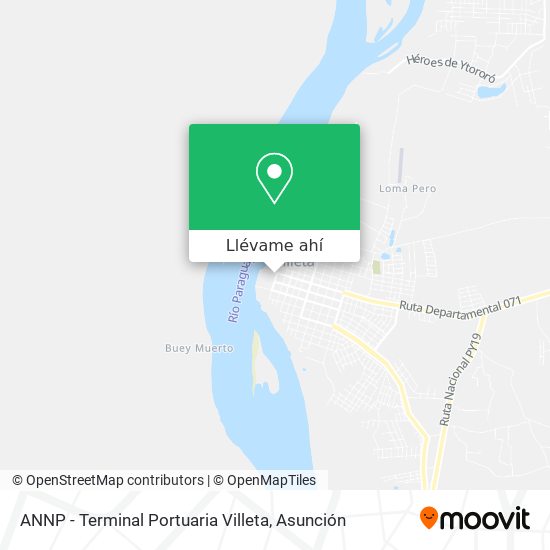 Mapa de ANNP - Terminal Portuaria Villeta