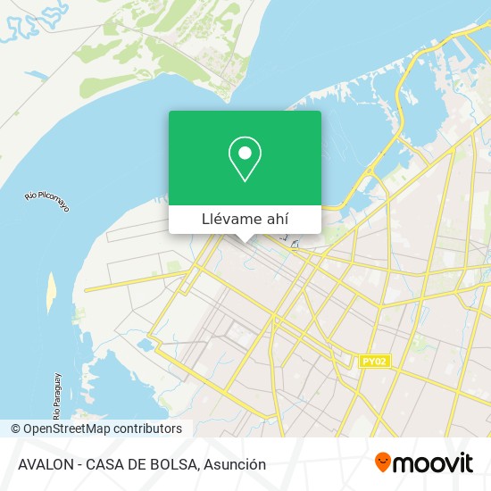 Mapa de AVALON - CASA DE BOLSA