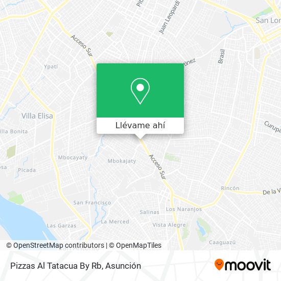 Mapa de Pizzas Al Tatacua By Rb