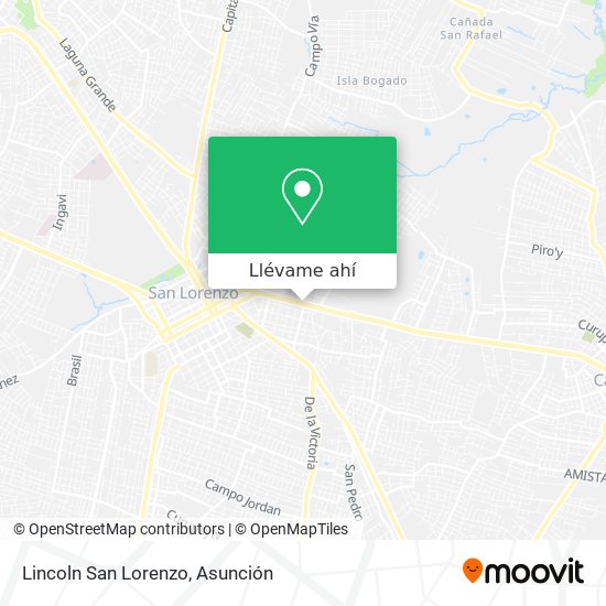 Mapa de Lincoln San Lorenzo