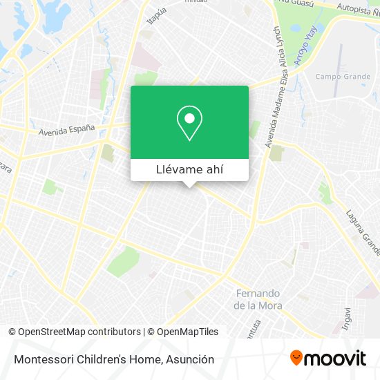 Mapa de Montessori Children's Home