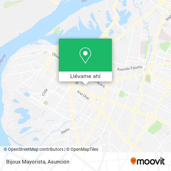 Mapa de Bijoux Mayorista