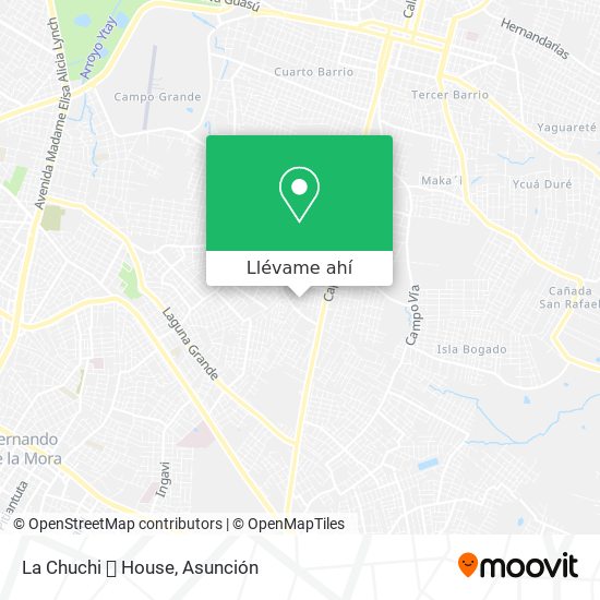 Mapa de La Chuchi 👄 House