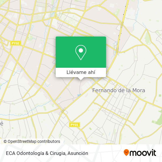 Mapa de ECA Odontología & Cirugia