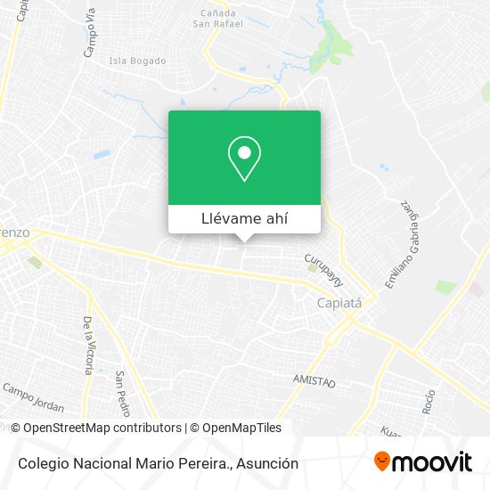 Mapa de Colegio Nacional Mario Pereira.