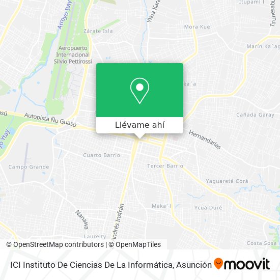 Mapa de ICI Instituto De Ciencias De La Informática