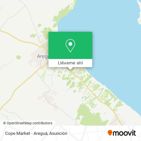 Mapa de Cope Market - Areguá