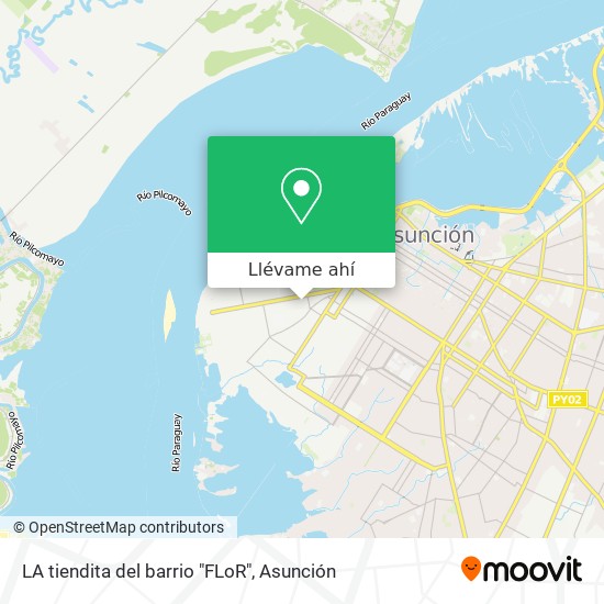 Mapa de LA tiendita del barrio "FLoR"
