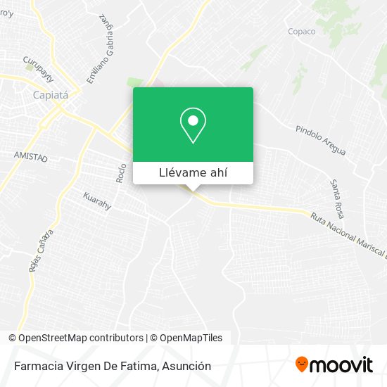 Mapa de Farmacia Virgen De Fatima