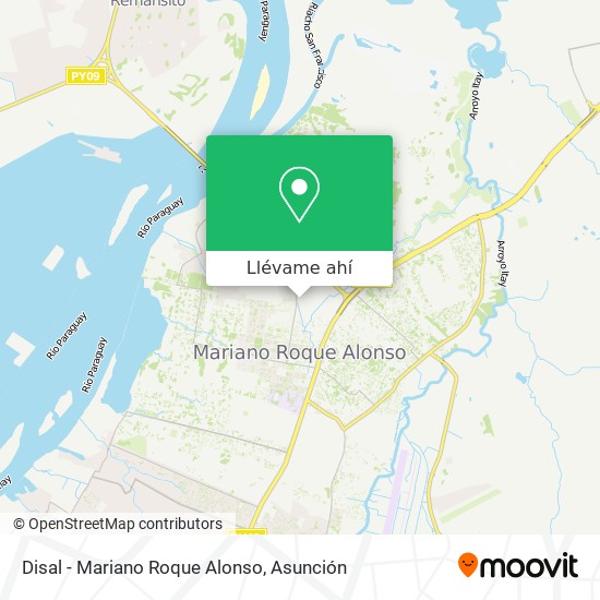 Mapa de Disal - Mariano Roque Alonso