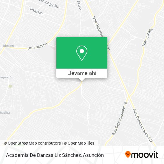 Mapa de Academia De Danzas Liz Sánchez