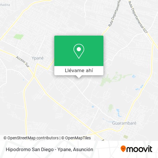 Mapa de Hipodromo San Diego - Ypane