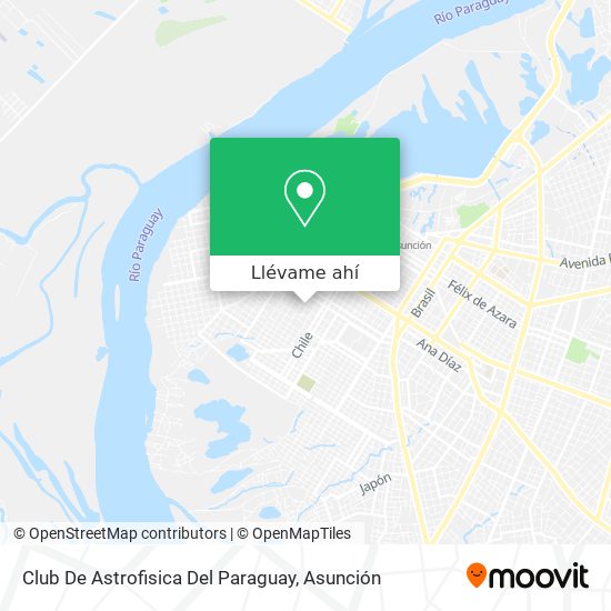 Mapa de Club De Astrofisica Del Paraguay