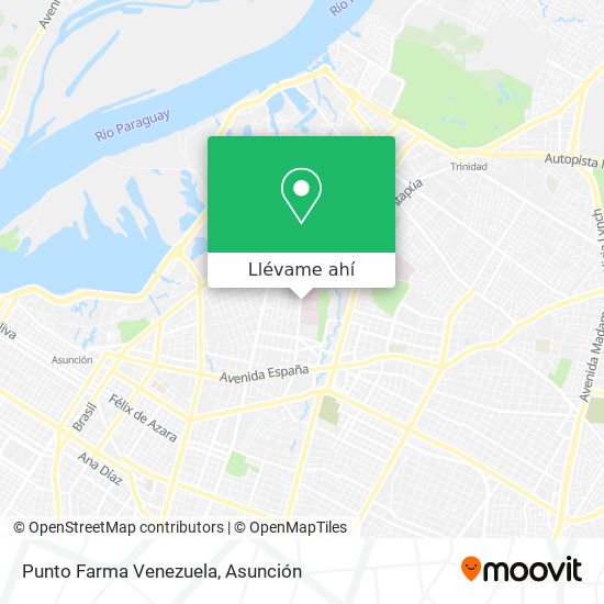 Mapa de Punto Farma Venezuela