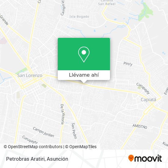 Mapa de Petrobras Aratiri