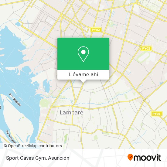 Mapa de Sport Caves Gym