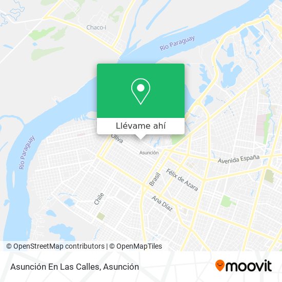 Mapa de Asunción En Las Calles