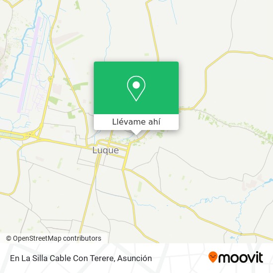 Mapa de En La Silla Cable Con Terere