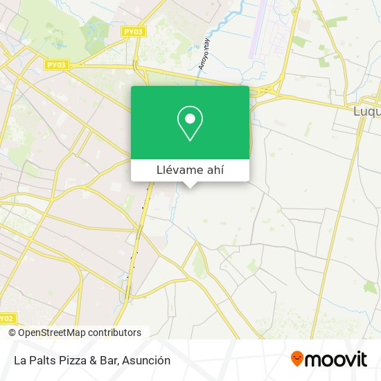 Mapa de La Palts Pizza & Bar
