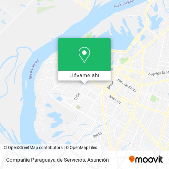 Mapa de Compañía Paraguaya de Servicios
