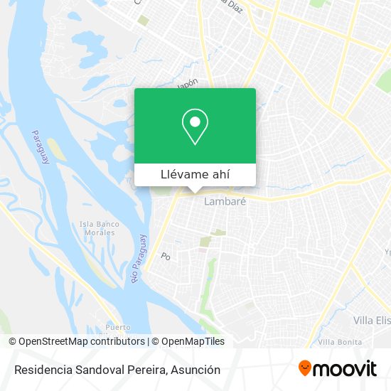 Mapa de Residencia Sandoval Pereira