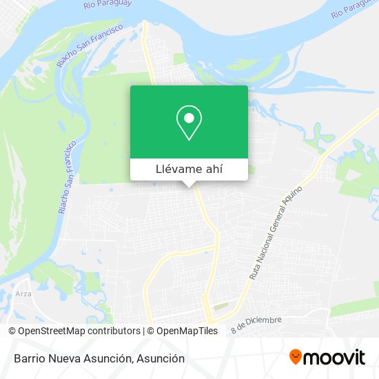 Mapa de Barrio Nueva Asunción