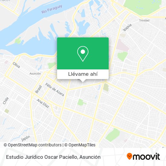 Mapa de Estudio Jurídico Oscar Paciello