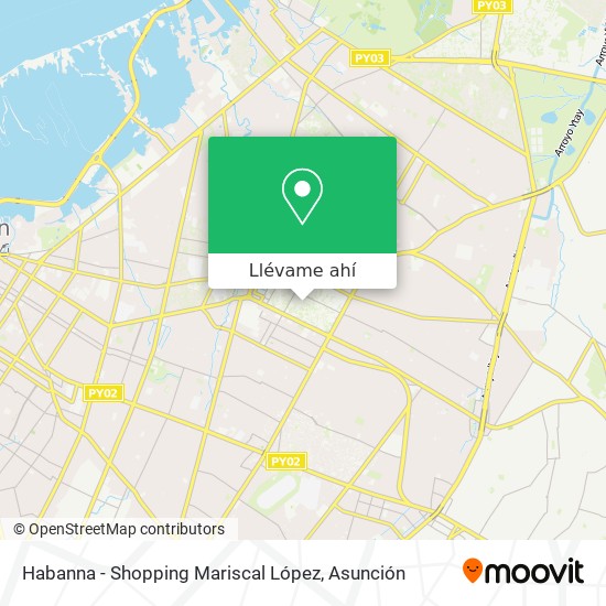 Mapa de Habanna - Shopping Mariscal López