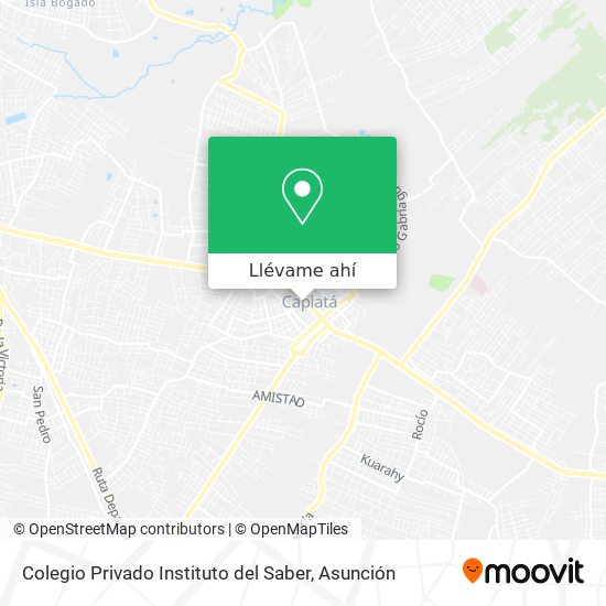Mapa de Colegio Privado Instituto del Saber