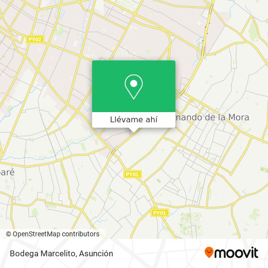 Mapa de Bodega Marcelito