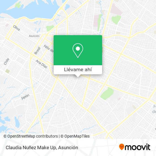Mapa de Claudia Nuñez Make Up
