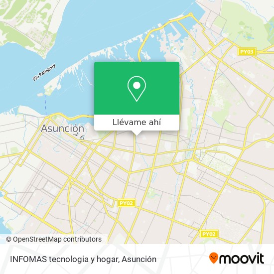 Mapa de INFOMAS tecnologia y hogar