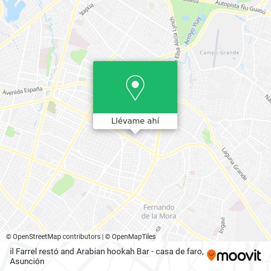 Mapa de il Farrel restó and Arabian hookah Bar - casa de faro