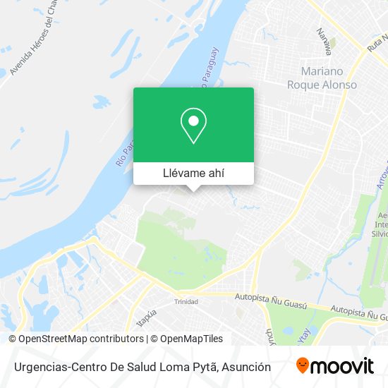 Mapa de Urgencias-Centro De Salud Loma Pytã