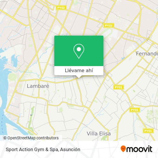 Mapa de Sport Action Gym & Spa