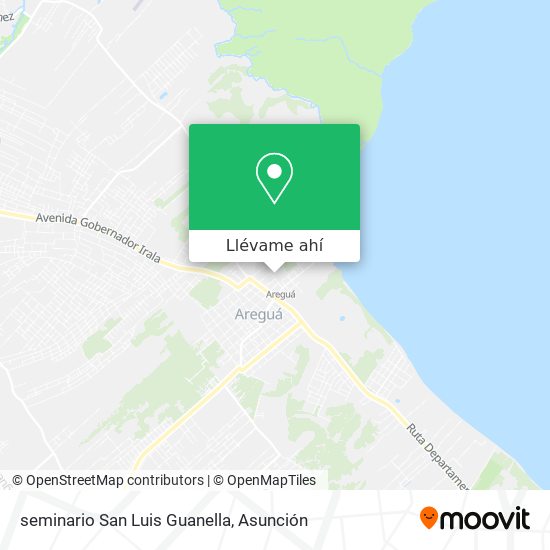 Mapa de seminario San Luis Guanella