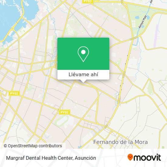 Mapa de Margraf Dental Health Center