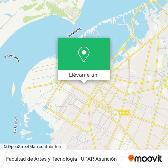 Mapa de Facultad de Artes y Tecnología - UPAP