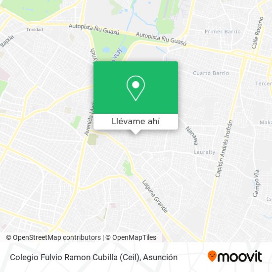Mapa de Colegio Fulvio Ramon Cubilla (Ceil)
