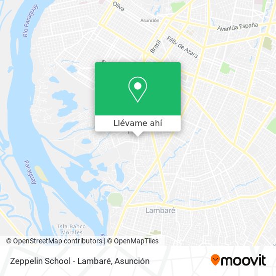 Mapa de Zeppelin School - Lambaré